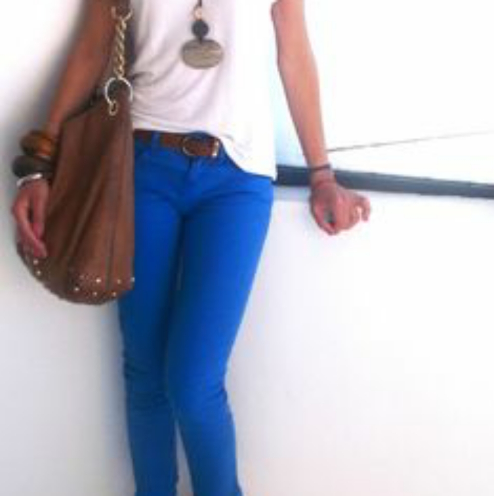 LC Cobalt Blue skinny jeans size 12